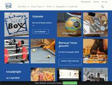 Tablet Screenshot of bluebox-griesheim.de